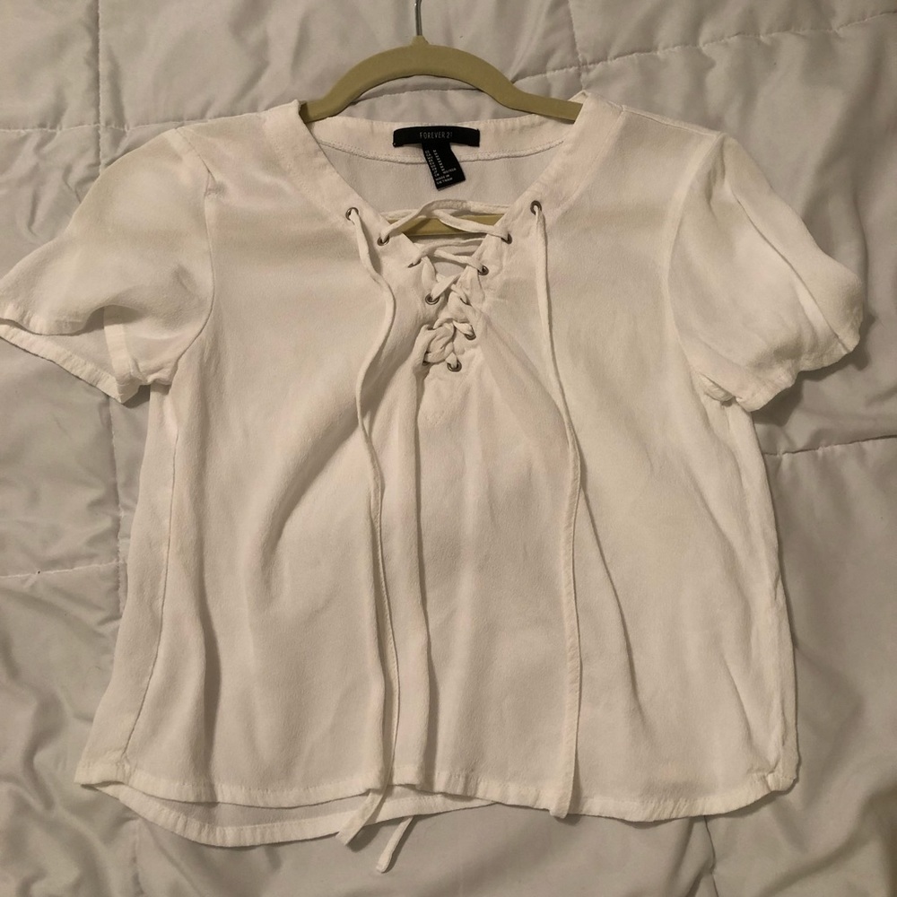 Tie up crop top